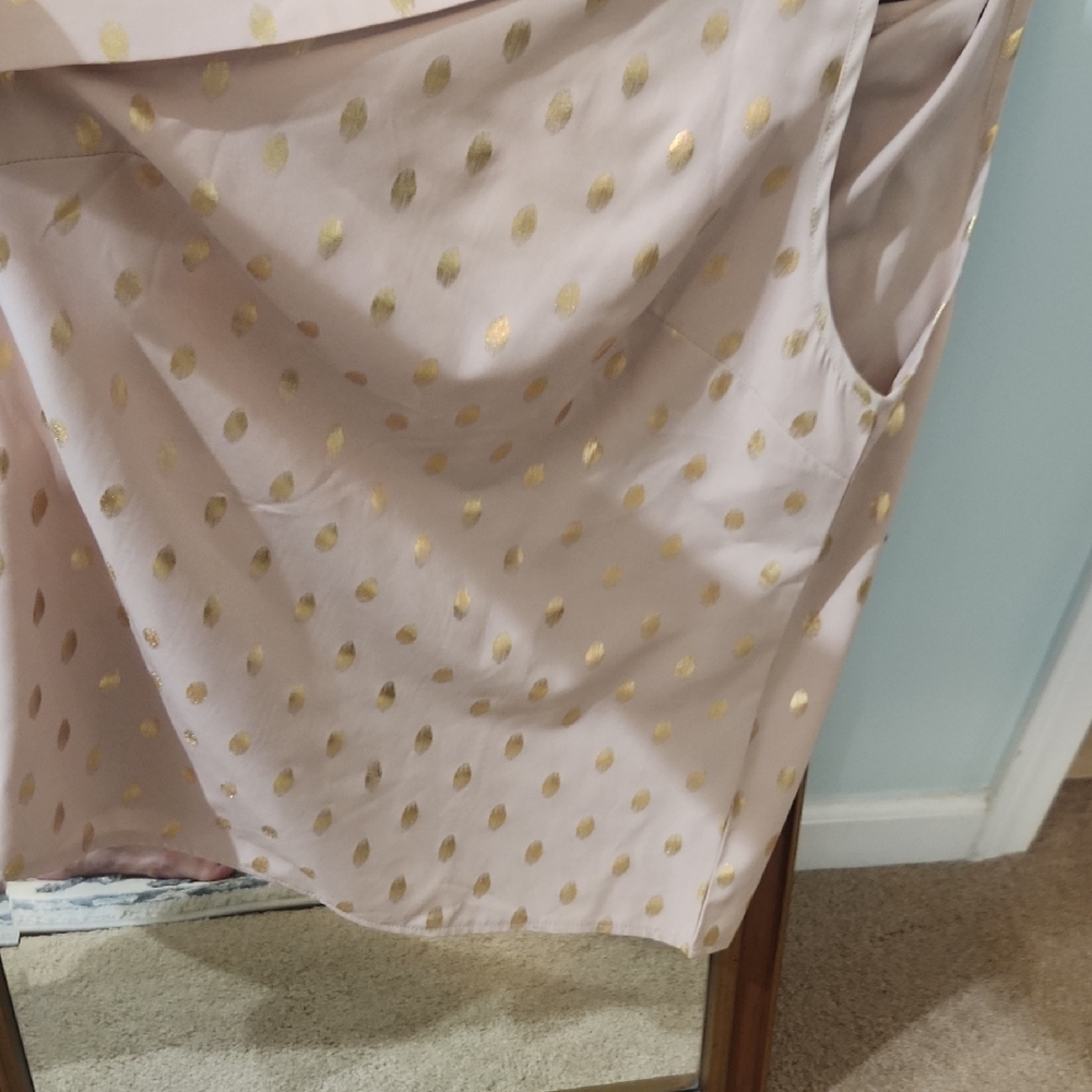 Gold Polka Dot Skirt
